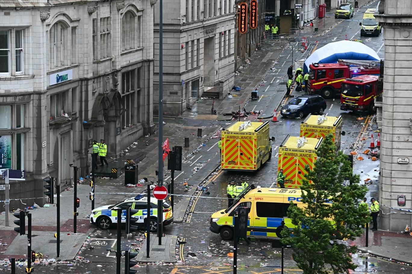 Police say driver who plowed into Liverpool soccer fans acted alone, not believed to be terrorism