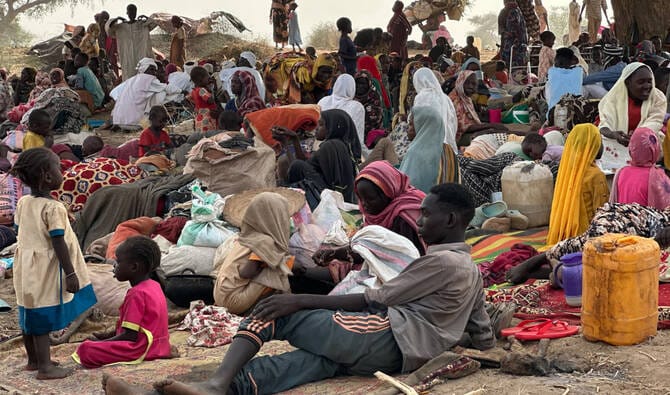 ‘Barefoot with nothing’: War-displaced Sudanese go hungry in refuge town