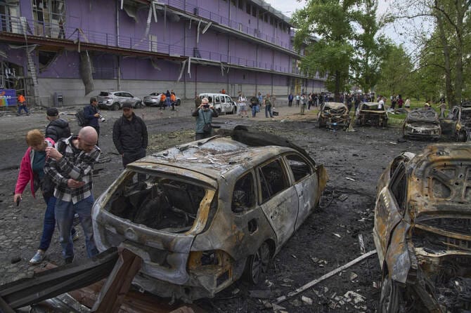 Ukraine says it shot down 42 drones from Russia but two regions hit