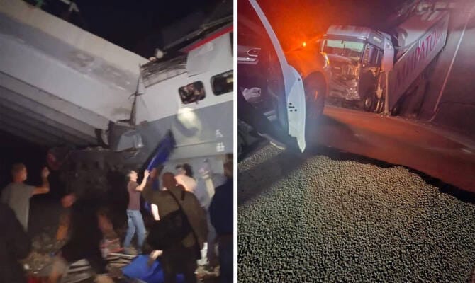 Bridge collapse causes train to derail in Russia’s Bryansk region, killing at least 7 people