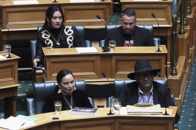 New Zealand parliament suspends three lawmakers who performed Maori haka in protest