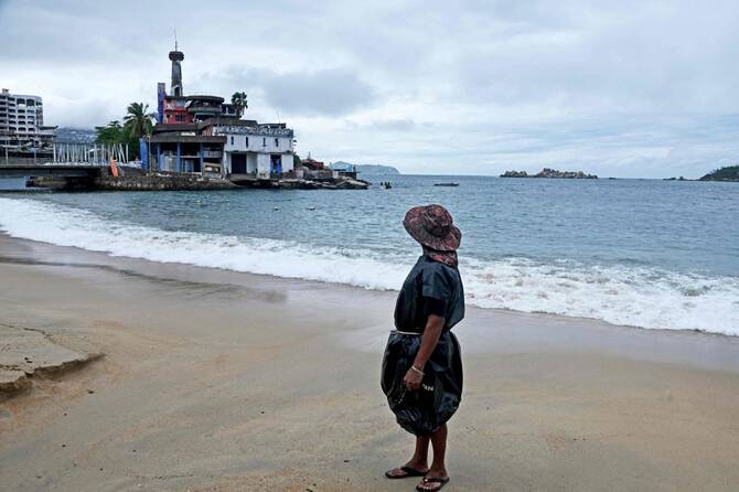Two dead in Mexico as Hurricane Erick moves on from Mexican coast