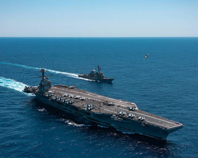 US to move third aircraft carrier closer to Middle East conflict