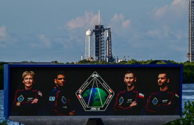 Astronauts from India, Poland, Hungary launched on first space station mission
