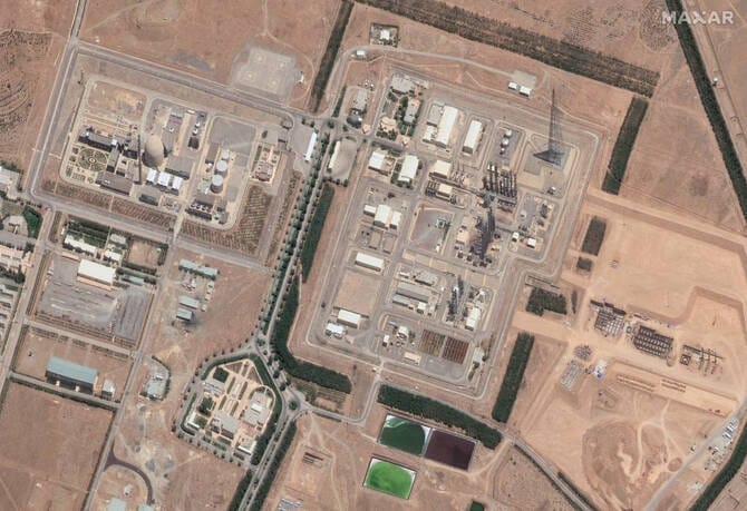 Israel strikes Iran’s Arak heavy water reactor, state television says