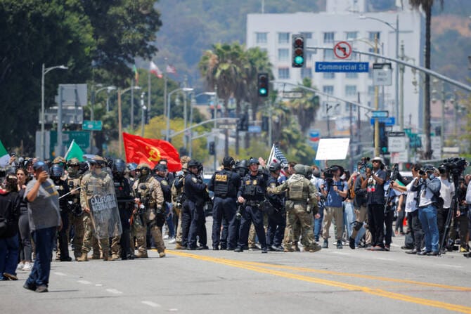 US court issues order limiting troop deployment in Los Angeles