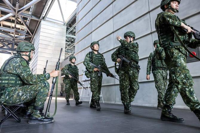 Taiwan says military drills will involve largest call-up