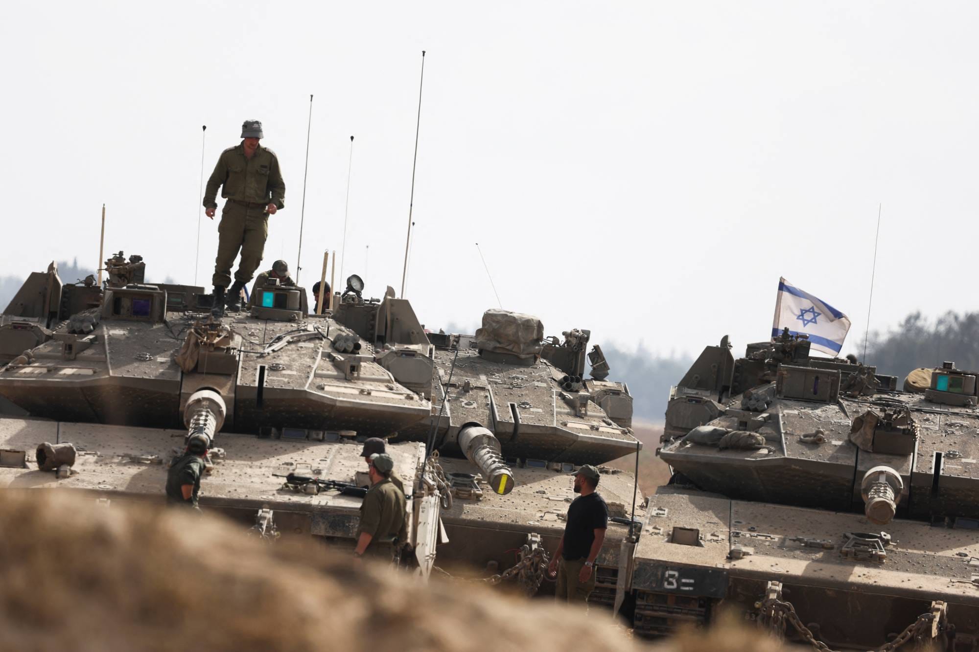 Explosive kills 7 Israeli soldiers in Gaza inside an armored vehicle, military says