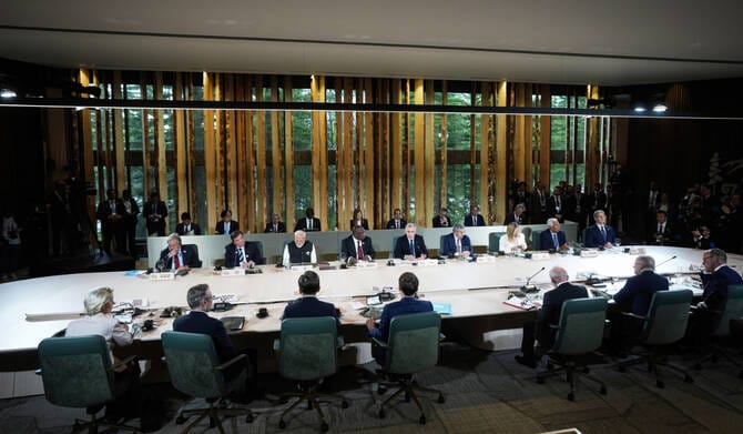 G7 leaders try to salvage their summit after Trump’s early exit effectively makes it the ‘G6’