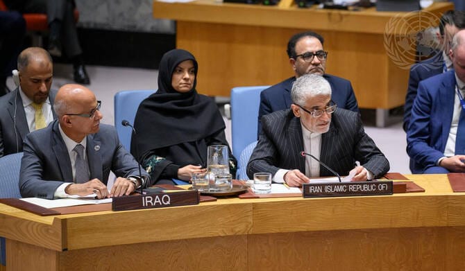 At UN, Iran accuses US of being complicit in Israeli strikes