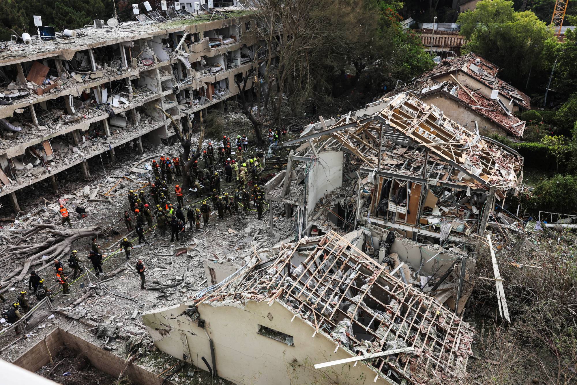 11 hurt, building hit in Israel after Iran missiles: rescue services, TV