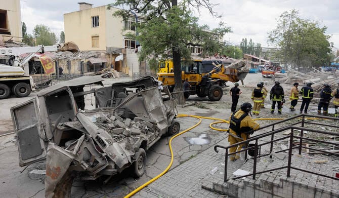 Five killed in Russia strikes on Kyiv and region: officials