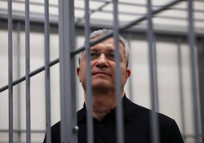 Former Russian deputy defense minister is sentenced to 13 years for corruption