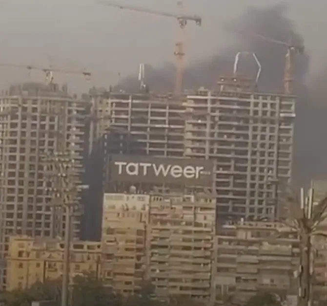 Fire erupts in telecoms building in downtown Cairo, local media say