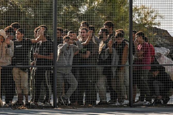 Over 7,000 migrants detained in Greece as Crete struggles with Libya arrivals
