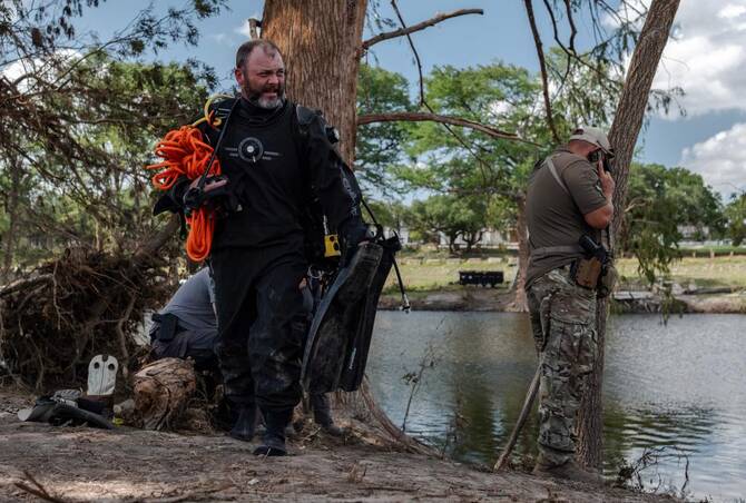 Memorial in flood-ravaged Texas city becomes focal point of community’s grief
