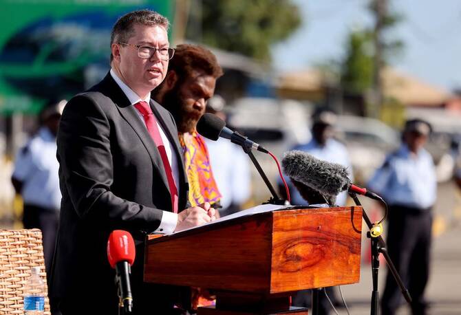 Australia will not commit troops in advance to any conflict, minister says