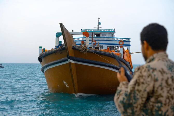 US military says Yemeni force seized Iranian arms shipment bound for Houthis