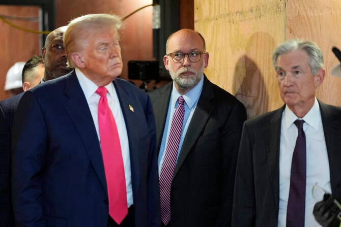 Trump presses US central Bank chief to cut rates during tense visit