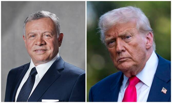 Jordan’s King Abdullah, Trump discuss Gaza and Syria in phone call