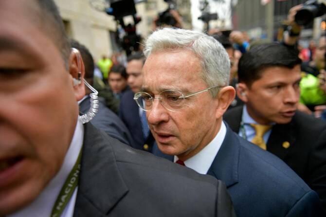 Colombian ex-president to learn fate in witness tampering case