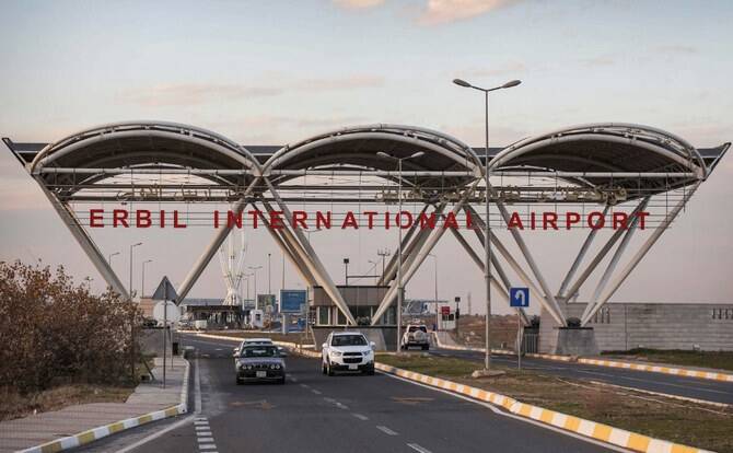 Explosive drone intercepted near Irbil airport in northern Iraq, security statement says