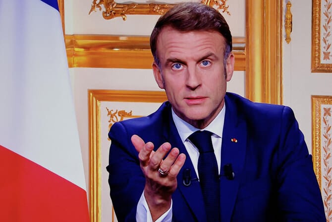 French President Macron says France will recognize Palestine as a state