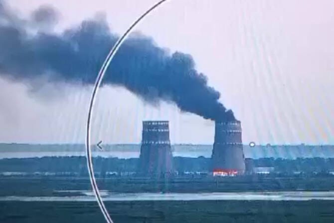 IAEA reports hearing explosions, sees smoke near Ukraine’s Zaporizhzhia nuclear plant