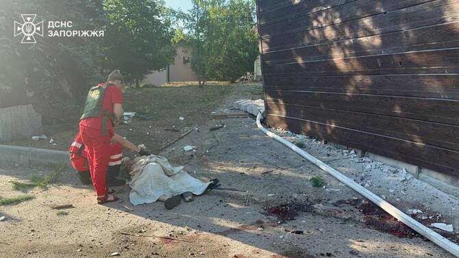Two killed in Russian attack on holiday camp, Kyiv says