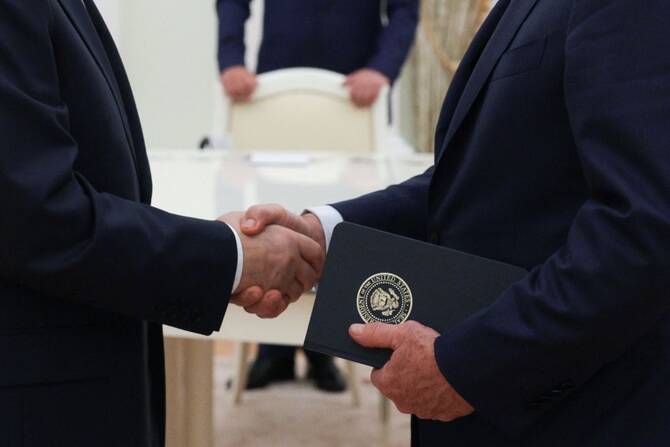 Russia arrests man accused of passing satellite secrets to US