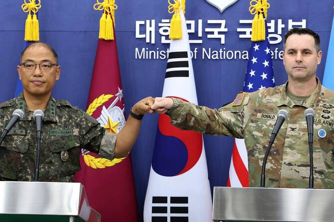 South Korea, US militaries will stage large-scale drills this month to address North Korean threats