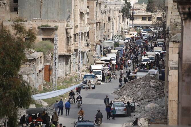 Blast kills two in northwest Syria: state media