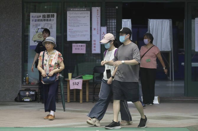 Taiwan votes on recalling opposition lawmakers, reviving nuclear power