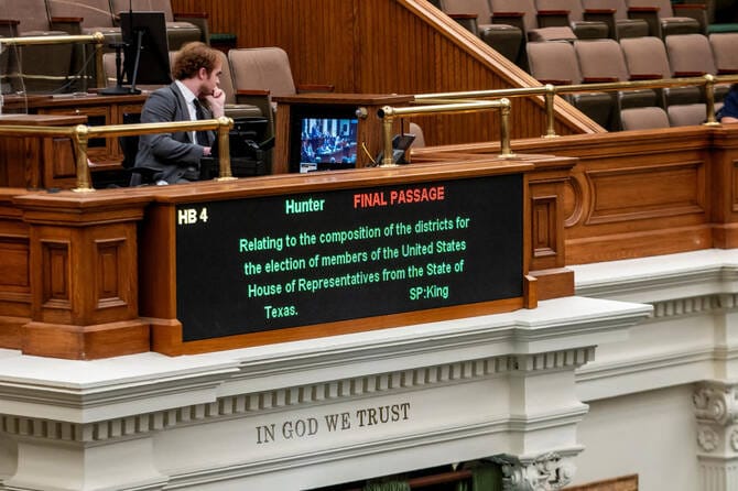 Texas Senate approves redistricting bill, sending it to governor to sign