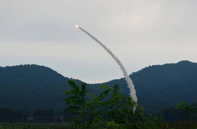 North Korean leader Kim Jong Un supervises test of new antiair missiles