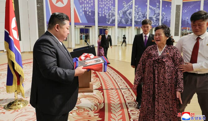 North Korea’s Kim consoles families of troops killed fighting for Russia: KCNA