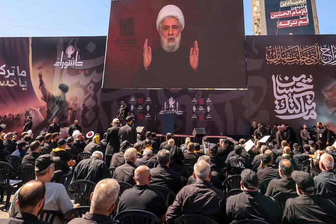 Hezbollah chief warns Lebanon government it will not surrender its weapons
