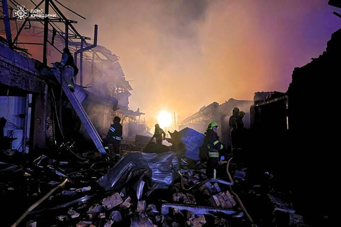 Russia launches over 500 drones and missiles at Ukraine as Zelensky seeks more support