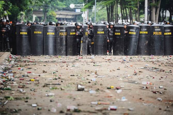 Jakarta streets quiet on holiday after more than a week of protests