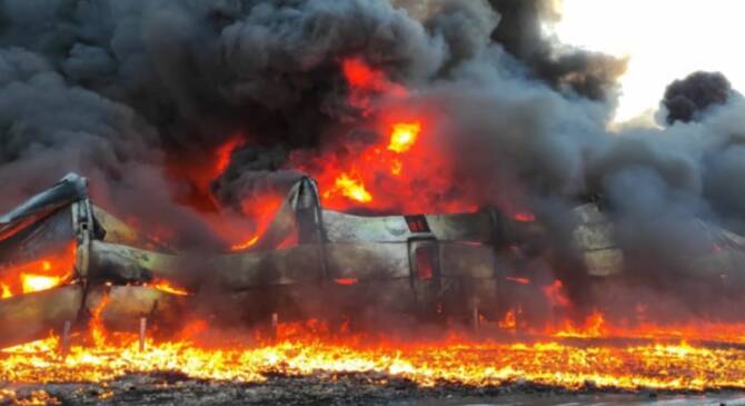 Ukraine says it hit Russian oil infrastructure in Bryansk, Samara regions