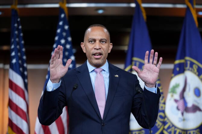 Trump is marching the country into a government shutdown, says Democratic leader Hakeem Jeffries