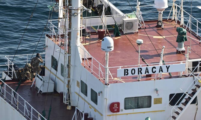 Macron says a tanker off France is linked to Russia’s shadow oil fleet