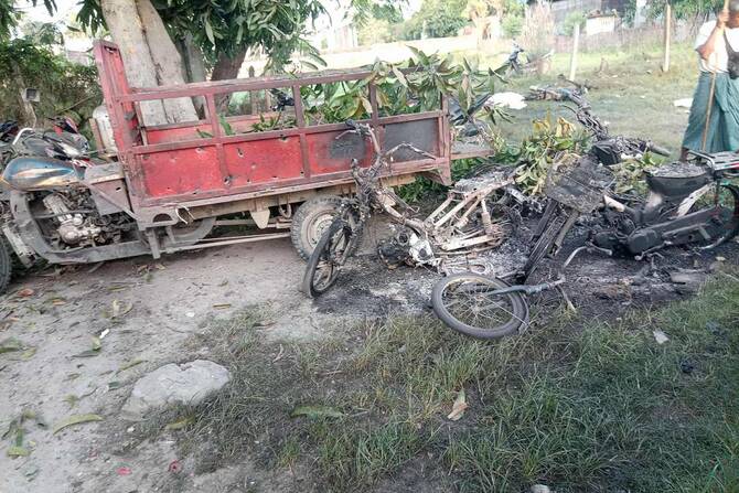 Myanmar’s military acknowledges attacking festival, accuses resistance forces of using human shields