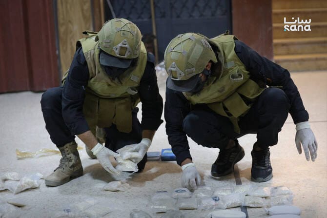 5 suspects arrested following large captagon seizure in Syria’s Aleppo
