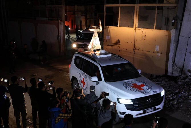 Red Cross has received remains of 2 more Hamas hostages to be given to Israel