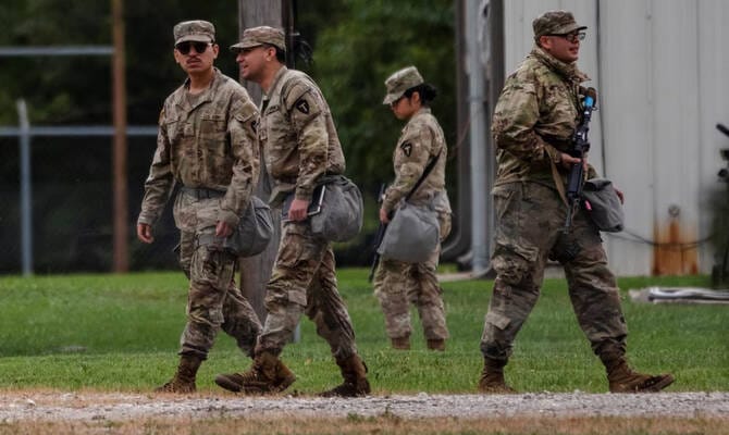 Trump tells US troops he is ready to send ‘more than the National Guard’ into cities