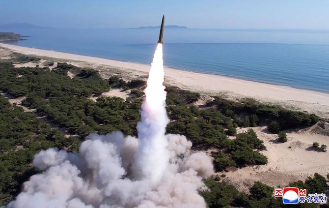 North Korea has fired a ballistic missile toward the east, Seoul says