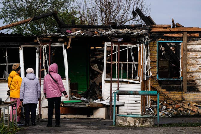 Russian strikes on Ukraine kill at least two