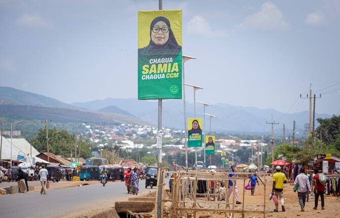 Tanzania goes to vote in elections set to keep the same party in power for 7 decades