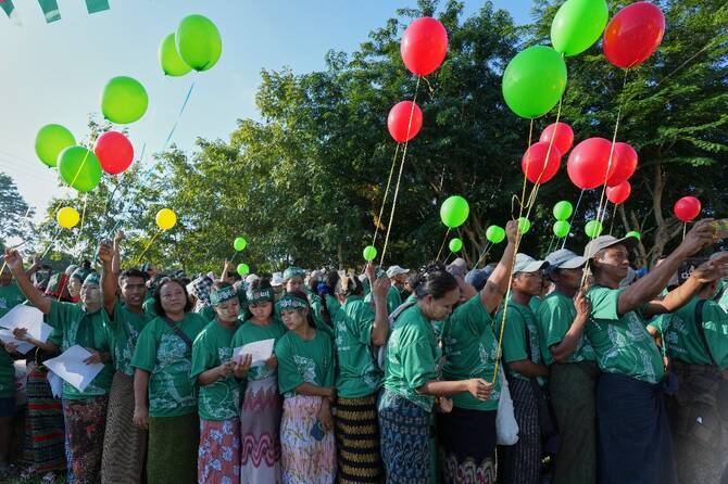 Myanmar arrests three artists for ‘disrupting election’